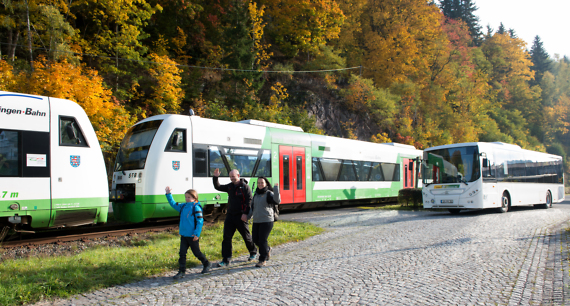 Mit der Gästekarte Bus & Bahn fahren